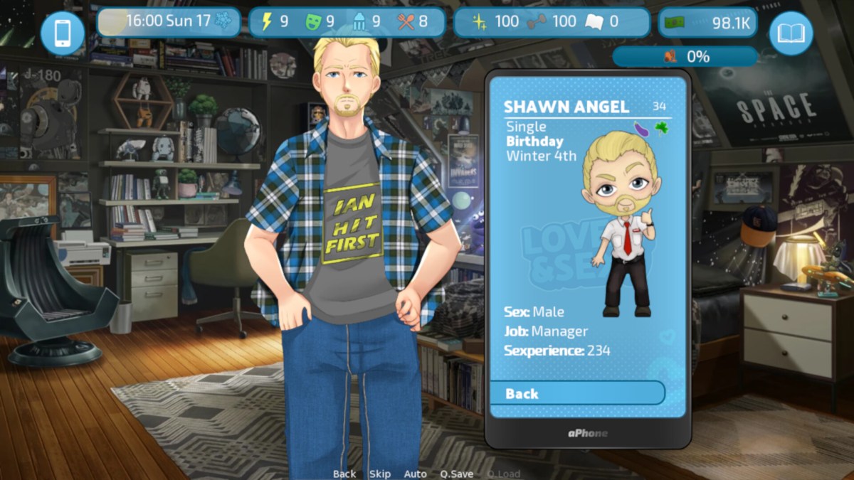Love and Sex: Second Base - Shawn's Story Screenshot 1
